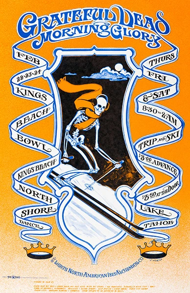 The Grateful Dead - Trip & Ski - King's Beach Bowl - 1968 - Póster Foto 1 de 1