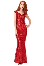 red sequin dress uk