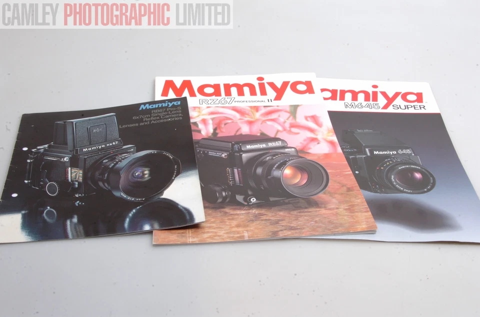 Mamiya M645 RB67 RZ67 Sales Brochures. Graded: EXC+ [#8512] - Image 1 of 1