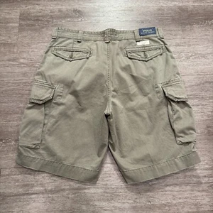 Polo Ralph Lauren Shorts Mens 42 Green Cargo Pockets Hiking Tall Utility Outdoor - Picture 1 of 12
