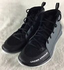 Under Armour Jet Womens Size 11 Black Gray Basketball Shoes Sneakers 3022939-001