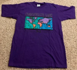 Vintage Wilson Sport Commonwealth Games 1994 Victoria Canada Shirt Mens Large - Picture 1 of 3
