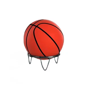 Basketball Holder Cast Iron Stand Display Iron Ball Storage Shelf For Bedroom - Imagen 1 de 9
