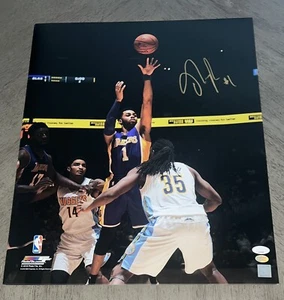 D'Angelo Russell Signed Lakers vs. Nuggets 16x20 NBA Rookie Photo File (JSA COA) - Picture 1 of 3