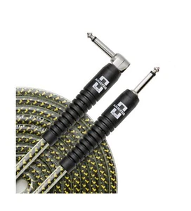 Analysis Plus Yellow Oval Instrument Cable 10ft Straight to 90 10 Feet - Picture 1 of 2