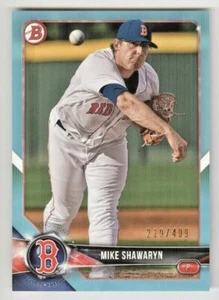 2018 BOWMAN DRAFT SKY BLUE MIKE SHAWARYN BD-101 219/499 - Picture 1 of 2