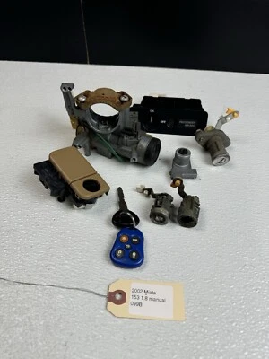 Interruptor de encendido Mazda Miata 2001-2005 cerradura cilindro llave puerta maletero conjunto OEM 2 Foto 1 de 4