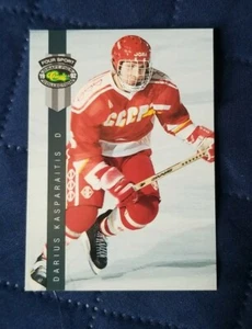 1992 Classic Four-Sport Multi-Sport #154 Darius Kasparaitis - New York Islanders - Picture 1 of 2