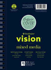 Strathmore Vision Vellum Mixed Media Pad 7"X10"-98lb 70 Sheets 
