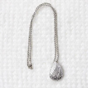 EFFY Diamond Wave Sterling Silver Pendant Necklace Valentine's Jewelry - Picture 1 of 6
