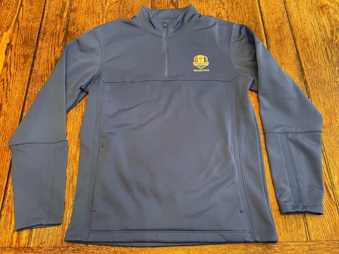 2016 RYDER CUP Hazeltine men's S small NIKE Golf pullover sweatshirt Therma-Fit Cover