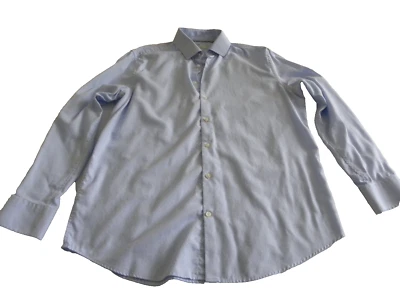 Christian Lacroix Contemporary Fit Long Sleeve Dress Shirt Pail Blue Mens L 16.5 - Image 1 of 4