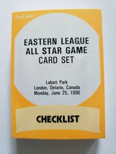 1990 PROCARDS EASTERN LEAGUE ALL STAR GAME TEAM SET