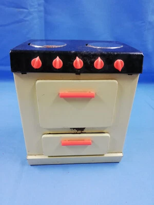 jouet ancien cuisinière tôle métal électrique année 1955 - Photo 1/4