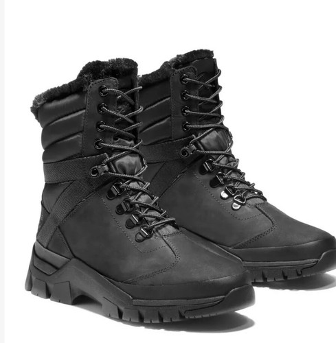 TIMBERLAND STIVALI ISOLATI DA DONNA JENNESS FALLS NERI A GRANA PIENA TAGLIA 8 5