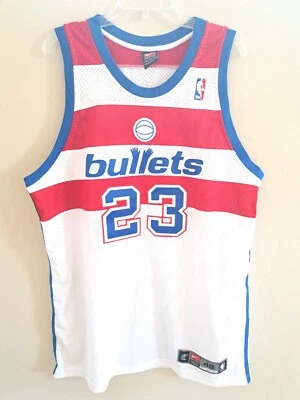 Xl 48 Authentic Vintage Nike NBA Bullets Michael Jordan Basketball Jersey - Image 1 of 4