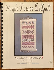 Nadelspitzentabelle - Designs von LenaRose, Purple Passion Bellpull, KOSTENLOSER VERSAND - Bild 1 von 1