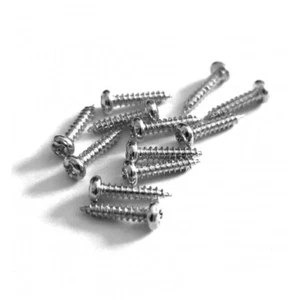 12 Schrauben Nickel Standard 2,1 MM X 10 MM für Mechanik für Gitarre E- Gitarre - Bild 1 von 1