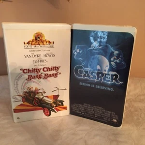 MGM Chitty Chitty Bang Bang & MCA Universal Casper VHS Tapes Movies - Picture 1 of 5