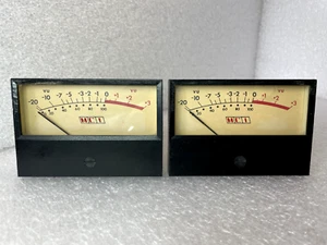 MCI Vumeter Mod. 330,944-E Pair . Dixson MCI Year 1994 - Imagen 1 de 4