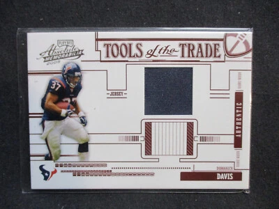 2005 Absolute Tools of the Trade Jersey #TT-26 Domanick Davis Texans 98/100 - Image 1 of 2