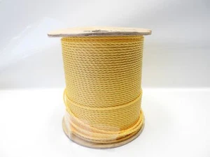 1/4" x 1200' Poly Pro Yellow Rope Polypropylene - Picture 1 of 3