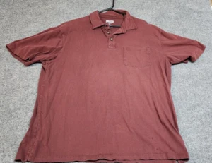 Duluth Trading Co. Longtail T-Kragen Burgunderrot Hemd Herren XL - Bild 1 von 9
