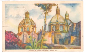 Postcard:  Convento El Carmen, San Angel, Mexico - Picture 1 of 2