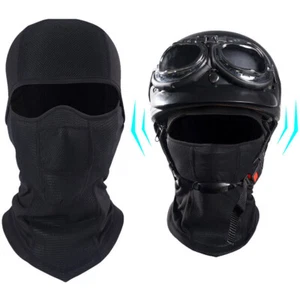 Maschera integrale invernale in pile antivento passamontagna sci equitazione per freddo US - Foto 1 di 12
