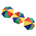3Pcs Umbrella Hat Fishing Umbrella Children Toy Umbrella Umbrella Cap Backyard