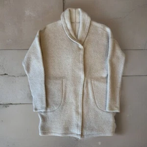 Lululemon Sincerely Sherpa Wrap Women's Small Beige Open Sweater Glam Athleisure - Picture 1 of 11
