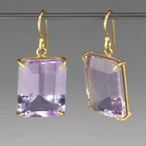 Elegant Drop Earrings for Women 18k Yellow Gold Plated Cubic Zircon Jewelry Gift - Picture 1 of 6