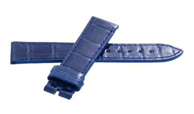 Chopard 18mm x 16mm Blue Shiny Alligator Watch Band 105/070 - Image 1 of 3