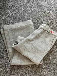 Vintage Y2K Diesel Cawood Grey Wide Leg Trousers 28 - Picture 1 of 11