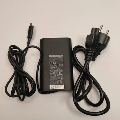 Original Dell  Ladegerät HA65NM170 65W 19.5V 3.34A USB-C Netzteil mit Stromkabel - Bild 1 von 2
