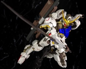 Built BANDAI Hi-Resolution HIRM 1/100 GUNDAM IBO BARBATOS Model Kit mb - Picture 1 of 8