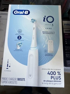 Oral-B iO Series 3 LUXE Wiederaufladbare Elektrische Zahnbürste: Mattweiß - Bild 1 von 3