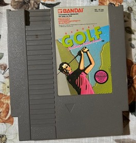 Bandai Golf: Challenge Pebble Beach NES Cartridge 