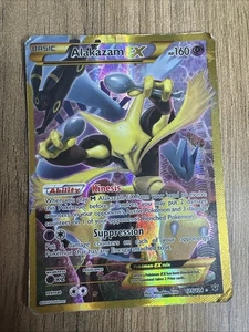 Alakazam EX Fates Collide 125/124 Full Art Holo Secret Rare FAIR CONDITION - Picture 1 of 18