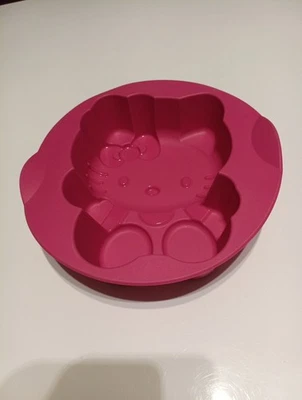 Tupperware Silikonform Silikon Hello Kitty pink Silikon Form Kinder  NEU - Bild 1 von 2