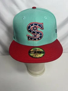 New Era Chicago White Sox 1917 Patch 5950 Mint/ Red Hat Size 7 1/2 New￼ - Picture 1 of 14
