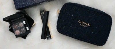 Chanel Amplified Gaze Noir Allure 10 Les 4 Ombres 308 Clair Obscur Makeup Set 3p - Image 1 of 3