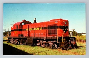 Trains -Hartford & Slocomb Railroad's #257 Built 1949 Vintage Souvenir Postcard - Picture 1 of 2