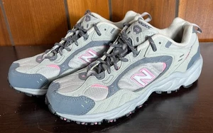 SIZE 8.5 -NEW WOMEN'S NEW BALANCE 472 Gray/Pink  ALL TERRAIN TRAIL RUNNING SHOES - Picture 1 of 8