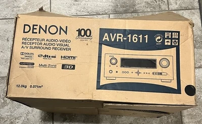 Denon AVR-1611 7.1 Ch HDMI Home Theater Surround Sound Receiver Stereo -READ - Image 1 of 4