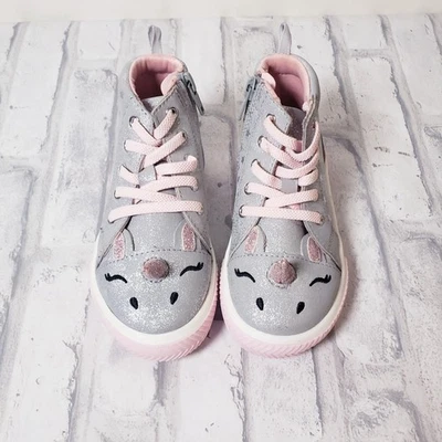Zapatillas altas unicornio para niñas pequeñas Foto 1 de 4
