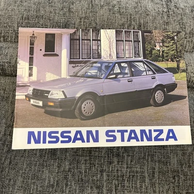 1985 NISSAN STANZA UK Car Sales Brochure (Auster T11) - Image 1 of 3
