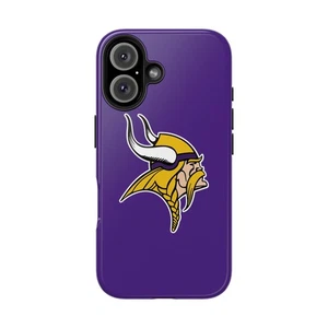 Funda de teléfono Minnesota Vikings, cubierta púrpura resistente para fanáticos del fútbol americano de la NFL, iPhone - Imagen 1 de 107