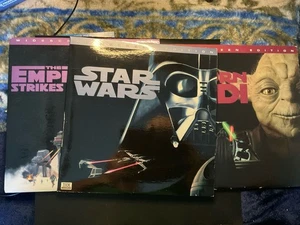 Star Wars Trilogy Widescreen THX LaserDisc Special Editions Gatefold 2 disc Sets - Picture 1 of 13