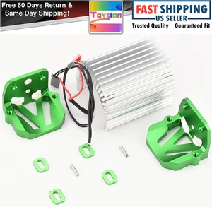 Fits X-MAXX Ultimate Aluminum Heat Sink & Green Motor Mounts Traxxas 77097-4 - Picture 1 of 24